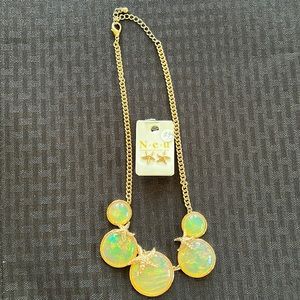 Goldtone Beach inspired necklace